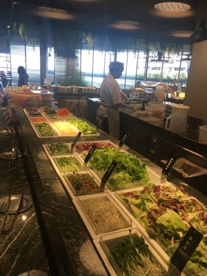 Salad bar  at GuǒRán Huì 果然匯 - fruitfulfood in Taoyuan