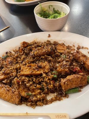 Crazy Brown Rice with Tofu  at Somkit in Dixon