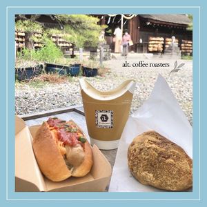  at alt. coffee roasters in Kyoto
