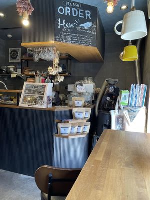 Current coffee selection  at alt. coffee roasters in Kyoto