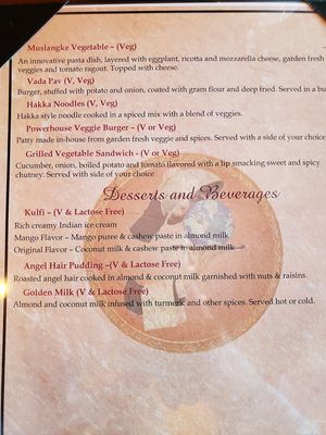 Menu 2 at Fusion Inn Cafe in Lancaster