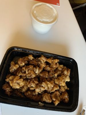 Tangy mushroom chicken  at Garden Fresh Vegetarian Food in Hacienda Heights