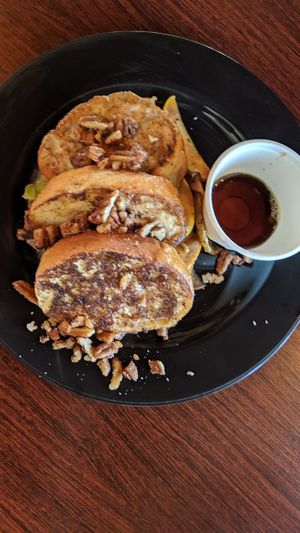 "Campfire" French toast. at Wanderlust Vegan Eatery in Albuquerque