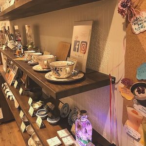 interrior at Ippuku Cafe in Kyoto