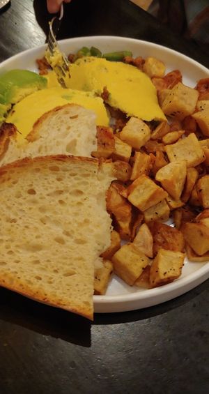 vegan omelette at Breakfast Republic - Mission Beach in San Diego