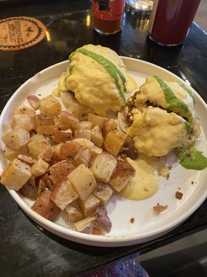 Vegan jamin Benni  at Breakfast Republic - Mission Beach in San Diego