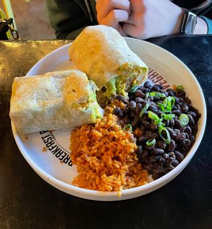 Breakfast burrito (vegan)  at Breakfast Republic - Mission Beach in San Diego