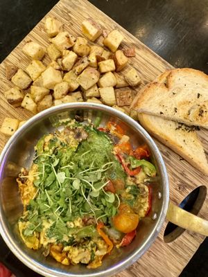 Vegan frittata   at Breakfast Republic - Mission Beach in San Diego