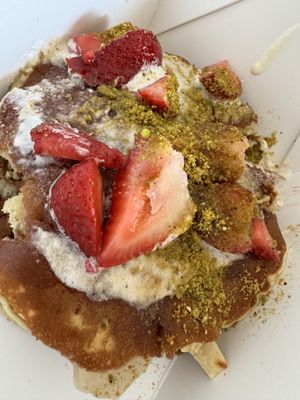 Tres leches pancakes   at Breakfast Republic - Mission Beach in San Diego