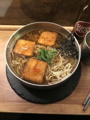 Tofu ramen   at Panda Cantina - Rua da Prata in Lisbon