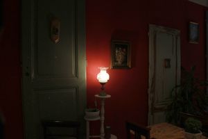 A lamp illuminates the pages of a book, the sofa comforts. Everything says welcome home...O candeeiro ilumina as páginas de um livro, o sofá conforta. tudo diz bem-vindo a casa. at Misturado in Lisbon