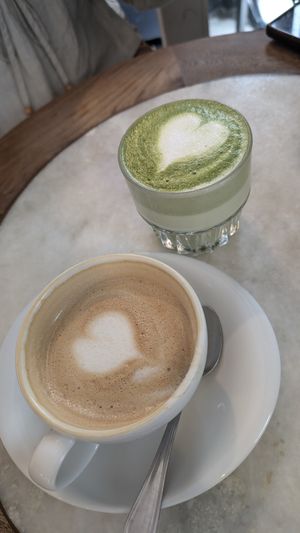 Hazelnut coffee at Cotidiano in Lisbon