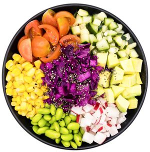 Veggie Lover - Vegetarian Bowl at Poké Lagos in Lagos