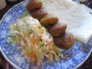 Falafel at Persian House in Mindo