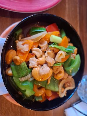 Soy meat with cashews at The Streetfood Bar in Amersfoort