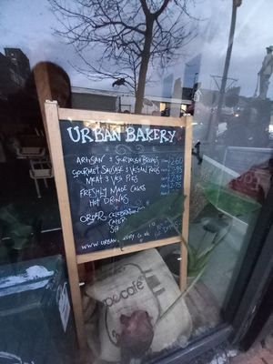 Menu. at Urban Bakery in Gateshead