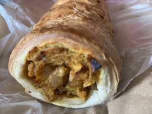 Bombay alloo roll    at Urban Bakery in Gateshead