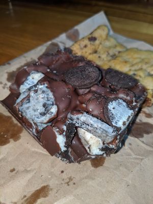 Rocky road at Ellephant Vegan Bakery in Middlesbrough