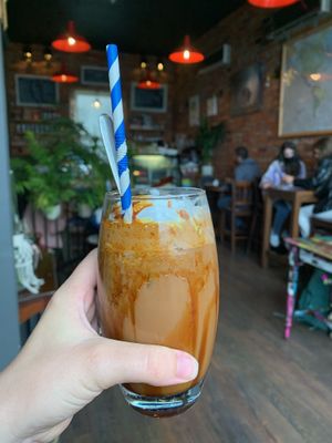 Ferrero rocher frappe  at Bio Cafe in Aberdeen