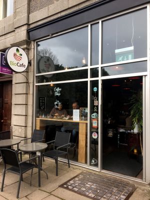exterior at Bio Cafe in Aberdeen