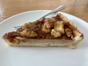 Apple chai spiced pie 🥧   at Bio Cafe in Aberdeen