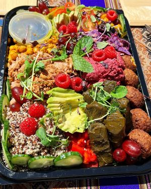 Sharing platter (takeaway )  at Bio Cafe in Aberdeen