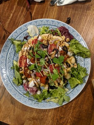 Mediterranean Waffle at Bio Cafe in Aberdeen