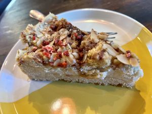 Italian torte #Veganuary at Bio Cafe in Aberdeen