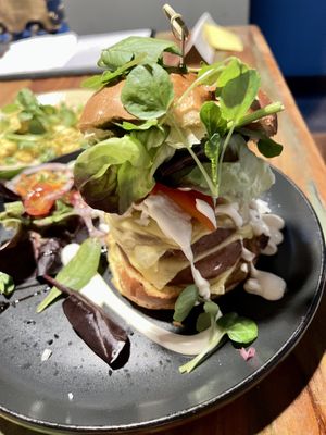 God father burger   at Bio Cafe in Aberdeen