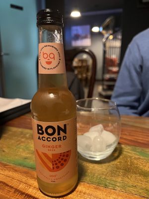 Ginger beer  at Bio Cafe in Aberdeen