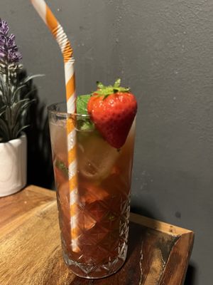 Strawberry mojito  at Bio Cafe in Aberdeen
