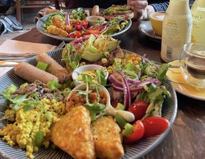 Vegan breakfast  at Bio Cafe in Aberdeen