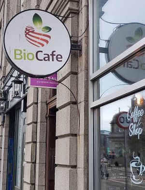  at Bio Cafe in Aberdeen