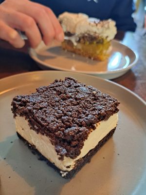 Oreo cream sandwich at Bio Cafe in Aberdeen
