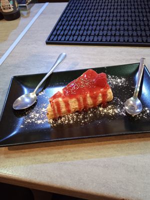 Tarta de queso at Serendipia in Granada