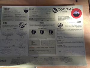 Menú at Cocomá in Bormujos