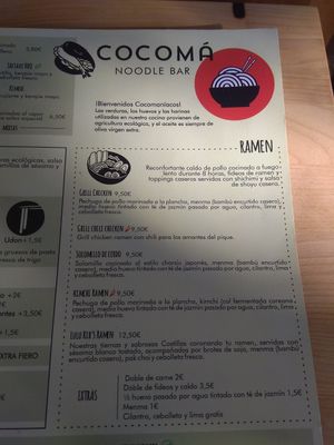Ramen at Cocomá in Bormujos