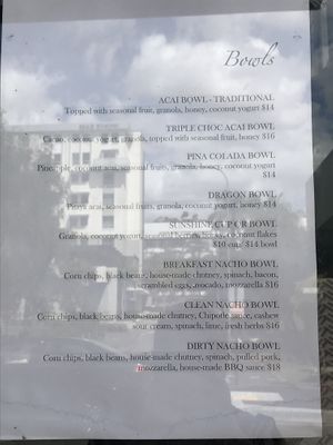 Bowls  at Oikos in Ipswich