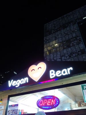 Vegan shawarma/gyros.  at Vegan Bear in Toronto