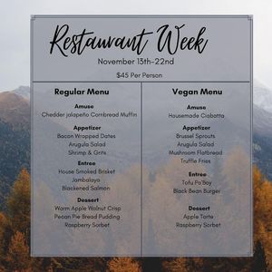 Vegan Restaurant Menu at Charcoal Bistro Wash Park in Denver