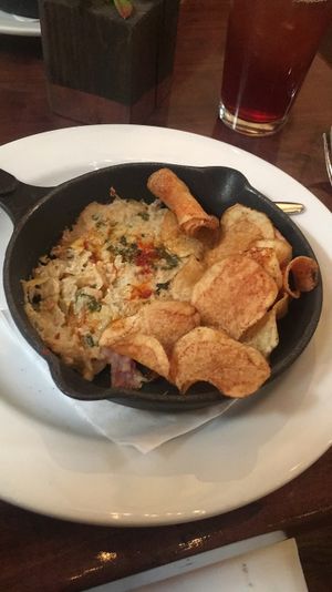 Artichoke dip at Charcoal Bistro Wash Park in Denver