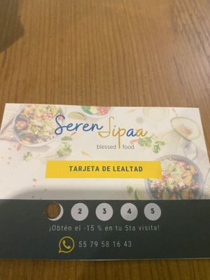 La tarjeta de lealtad   at Gente Sana - Seren Dipaa in Mexico City