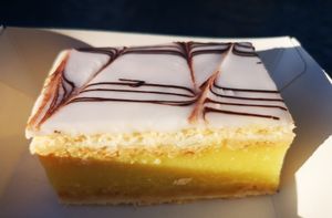 Vanilla Slice at Darringtons in Burswood