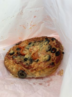 Vegan pizza  at Darringtons in Burswood