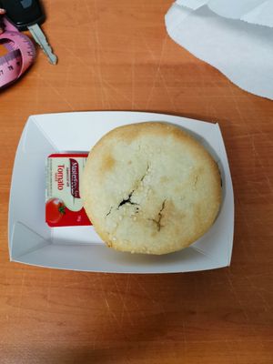 'steak' and mushroom pie, my favorite so far. at Darringtons in Burswood