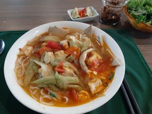 Bún riêu at Tam Chay - Do Duc Duc in Hanoi