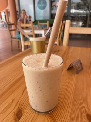 salted caramel smoothie at Tierra in Tenerife