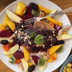 Delicious pancakes 😋💗 at Tierra in Tenerife