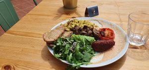 Full english vegan at Tierra in Tenerife