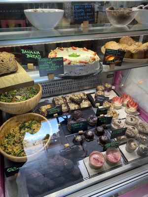 All desserts were vegan   at Tierra in Tenerife